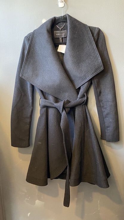 Fit Flare WoolBlend Wrap Coat