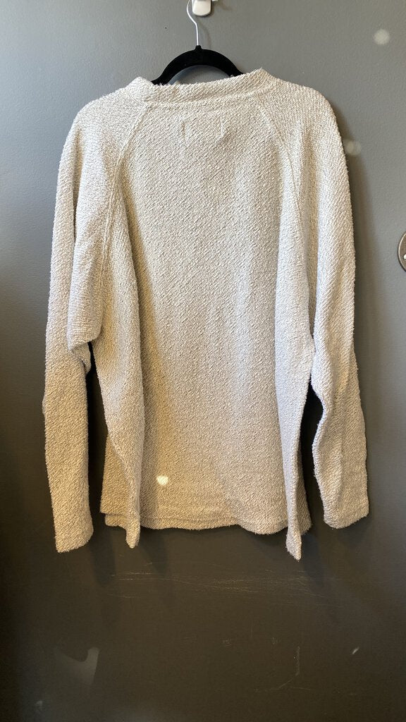 Cotton Woven Pullover Sweater