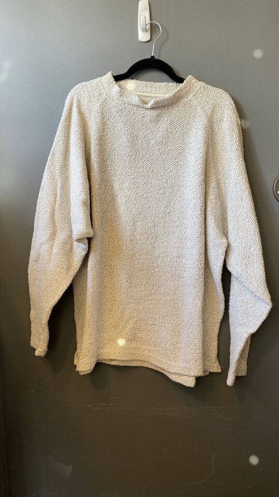 Cotton Woven Pullover Sweater