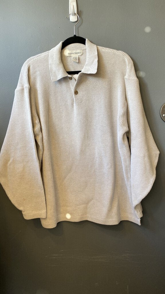 Vintage Cotton Polo Sweater