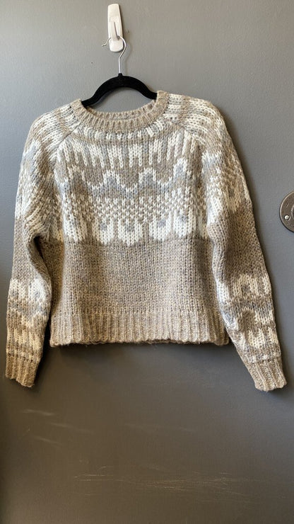 Fair Isle Slight Crop Sweater