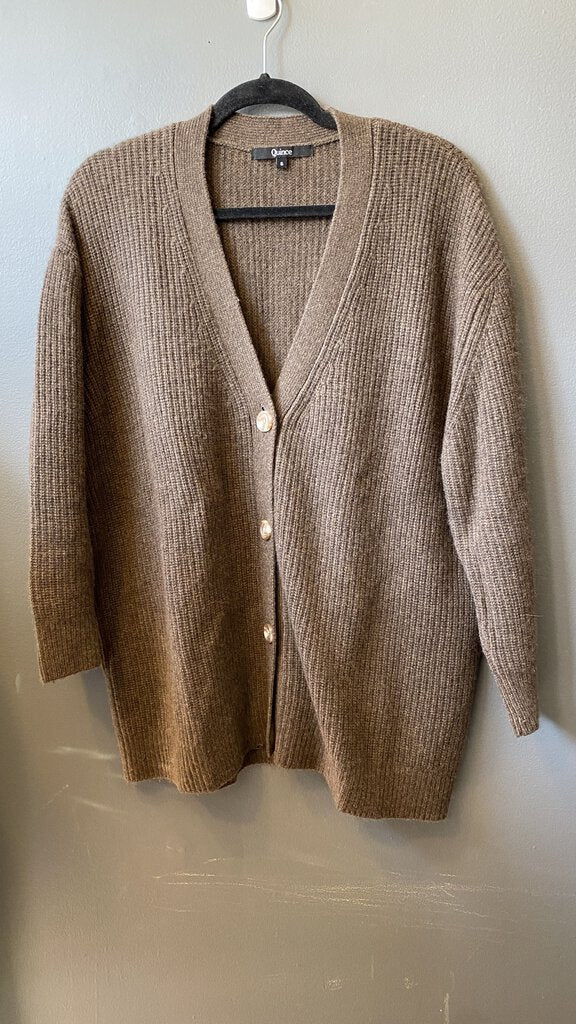 Ribbed Cashmere Cardigan