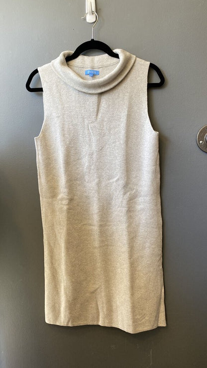 Sleeveless Funnelneck Sweater Dress