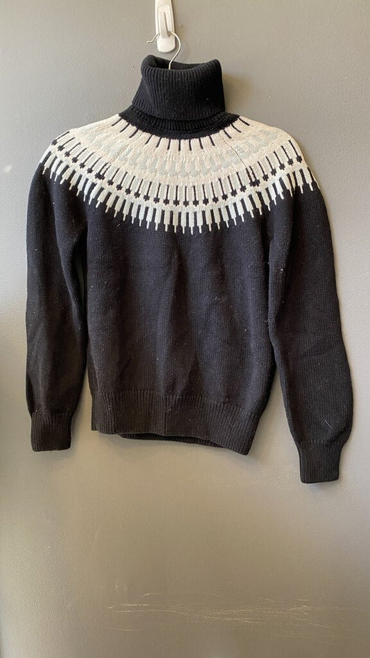 Cotton Cashmere Fairisle Turtleneck