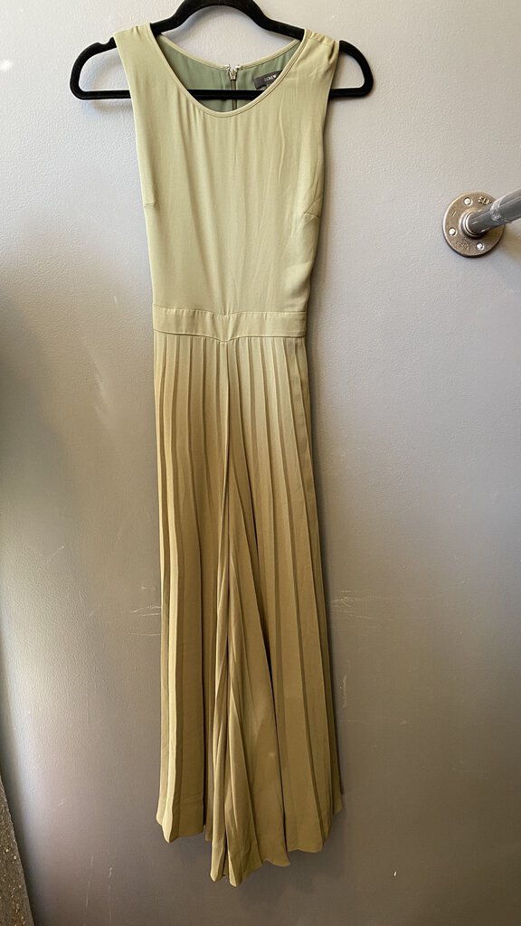 Pleated Wide Leg Crop Jumpsuit