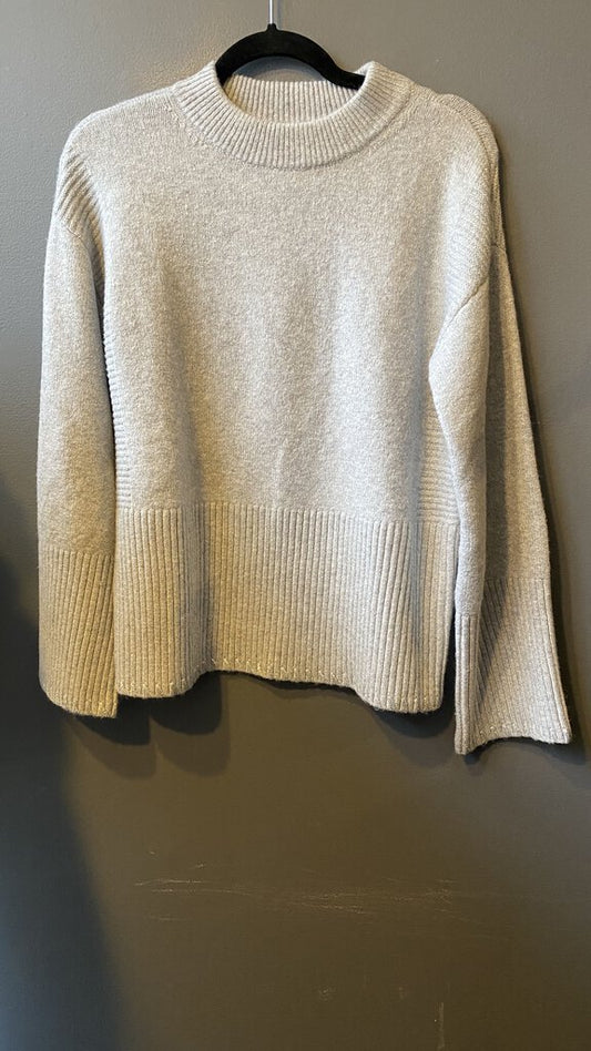 Metallic Whipstitch Sweater