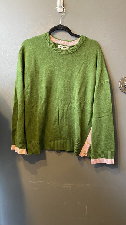 Side Button Sweater