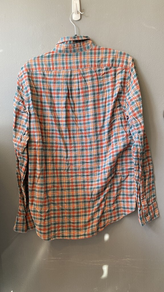 Slim Plaid Flannel Button Down