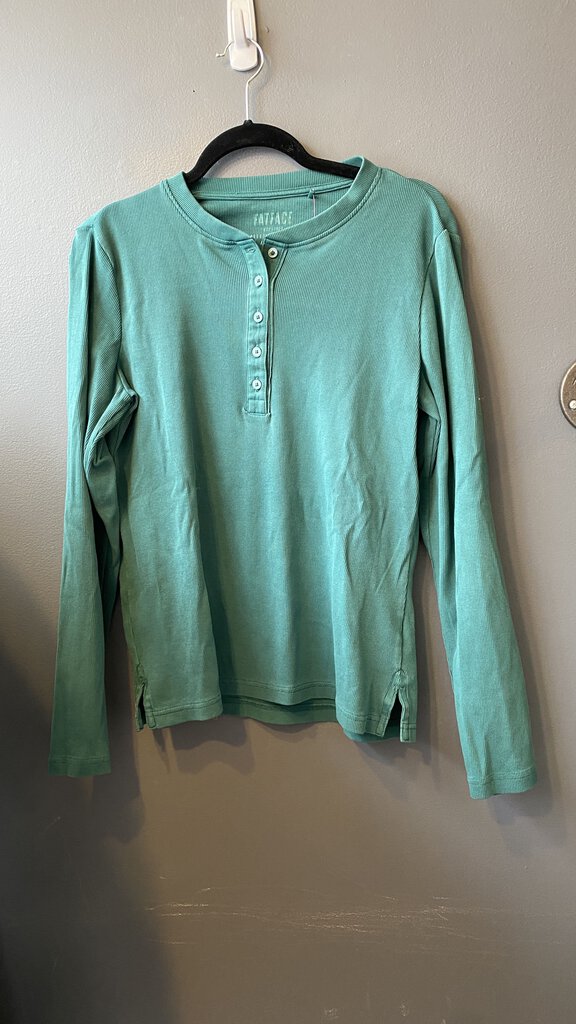 Microrib Henley Top