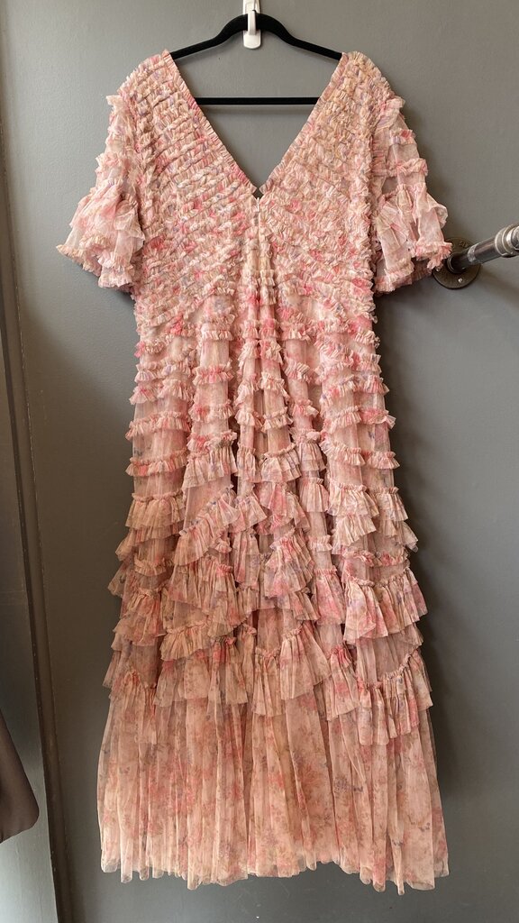 Tulle Ruffle Gown