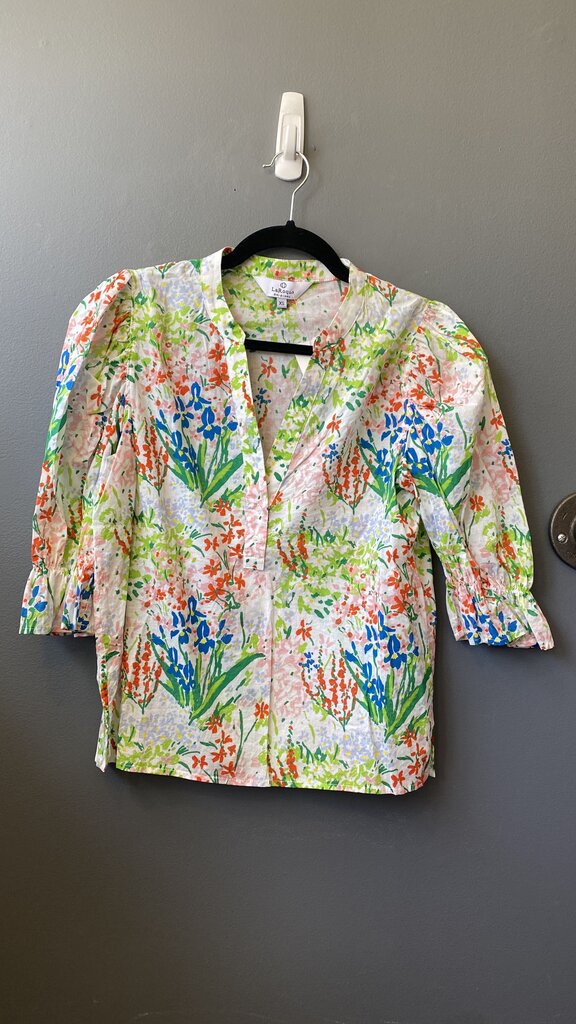 Watercolor Floral Blouse