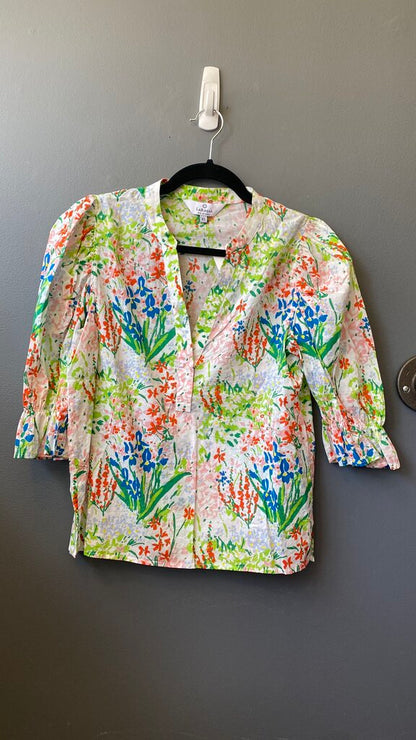 Watercolor Floral Blouse