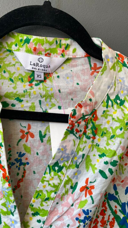 Watercolor Floral Blouse