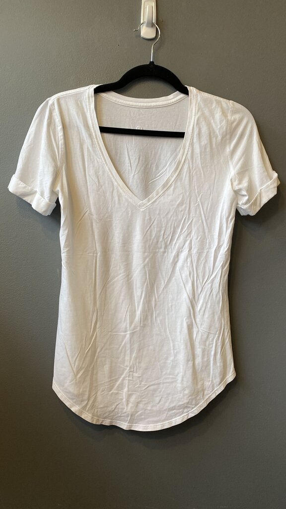 Pima V neck Tee