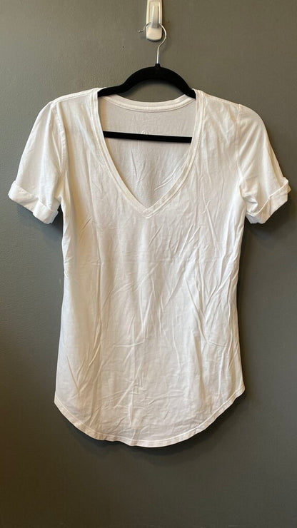 Pima V neck Tee