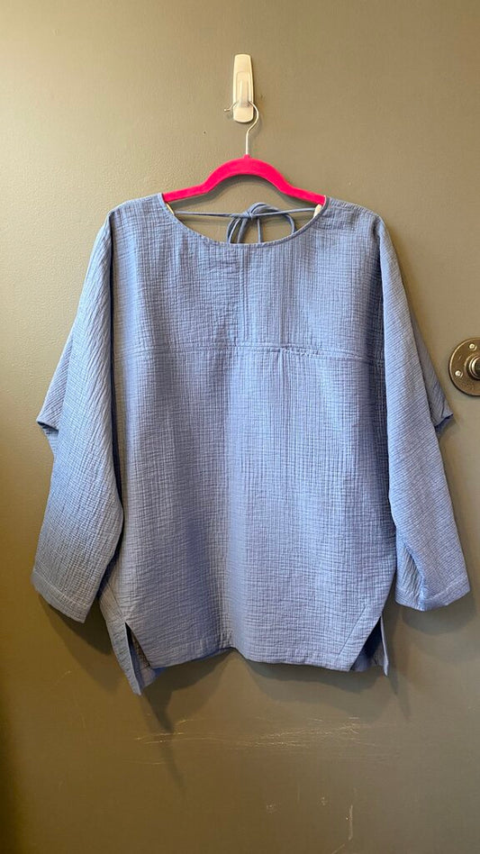 Heavy Gauze Oversized Blouse