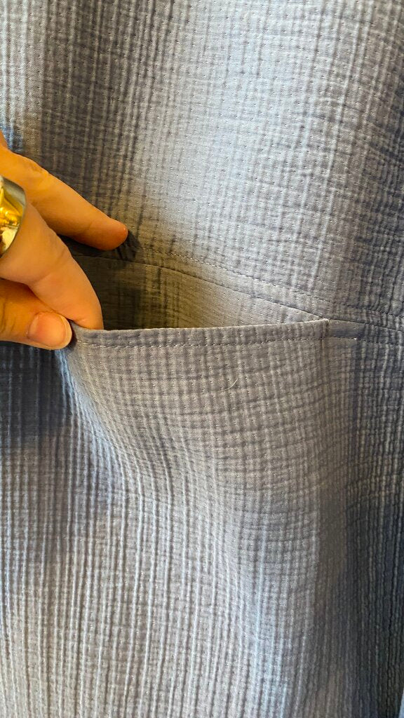 Heavy Gauze Oversized Blouse