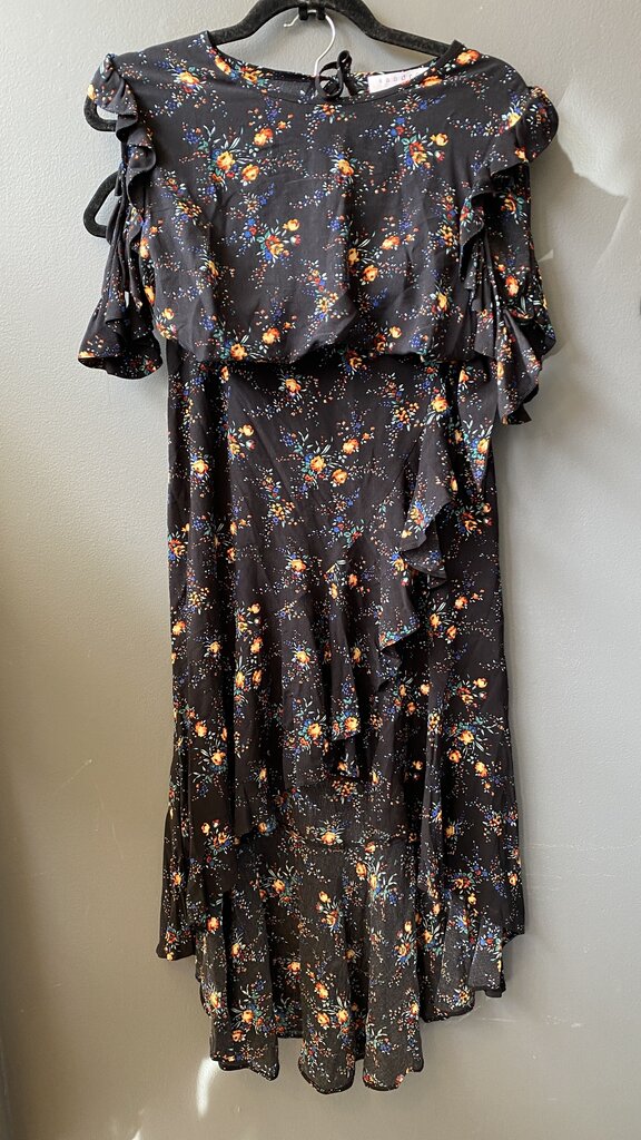 Floral Top + Midi Wrap Skirt Set
