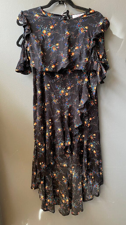 Floral Top + Midi Wrap Skirt Set