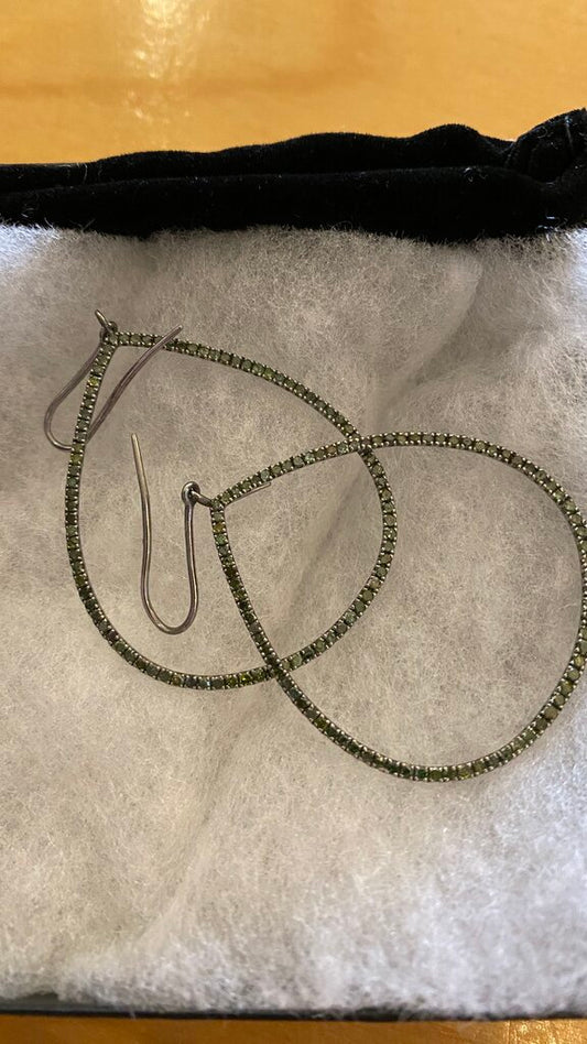 Emberald Teardrop Earrings