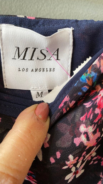 Floral Asymmetrical Midi Skirt