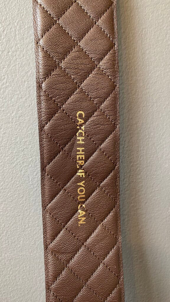 Catch Her if You Can Quilted Belt