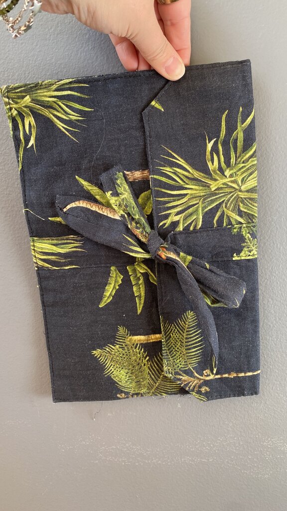 Palm Tree Tie Pouch Clutch