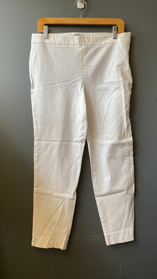 Chatham Crop White Pants