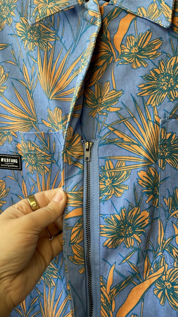 Floral Utility Jumpsuit