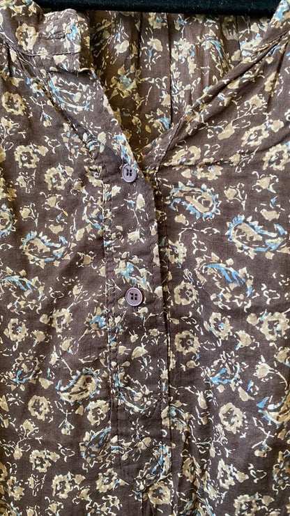 Cotton Popover Blouse