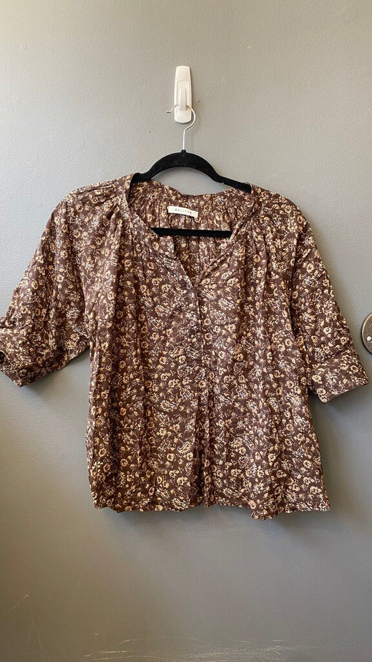 Cotton Popover Blouse