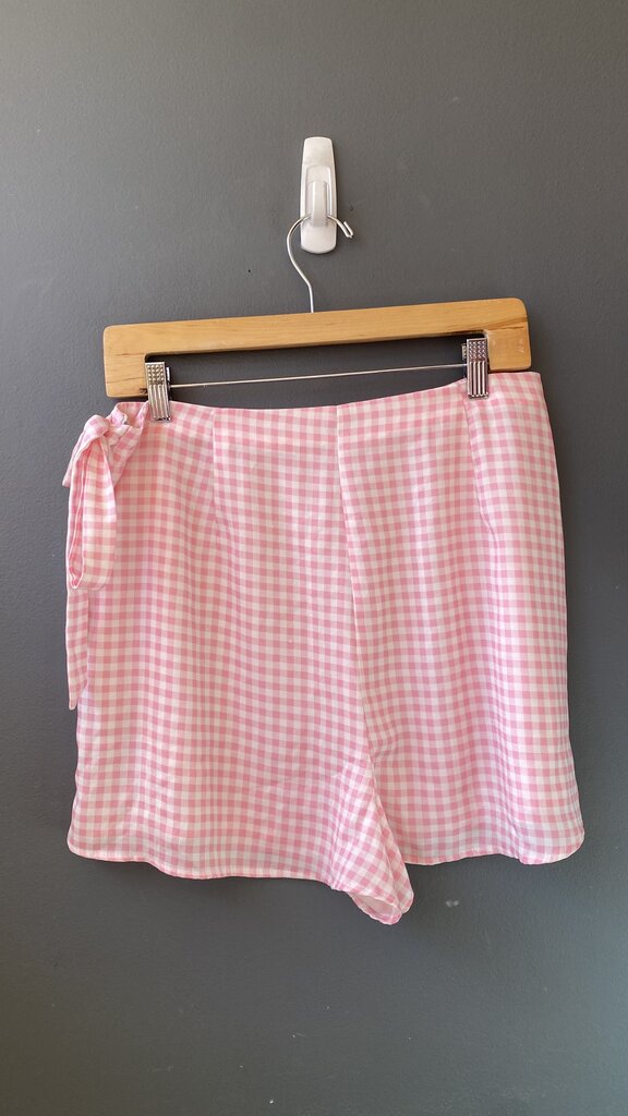 Gingham Wrap Skort