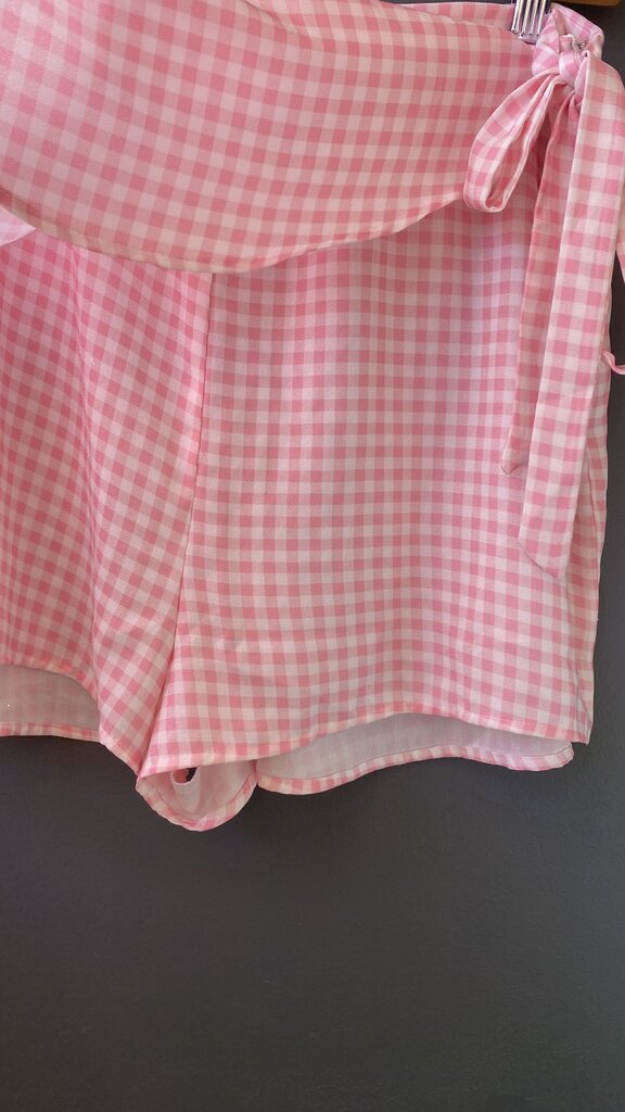 Gingham Wrap Skort