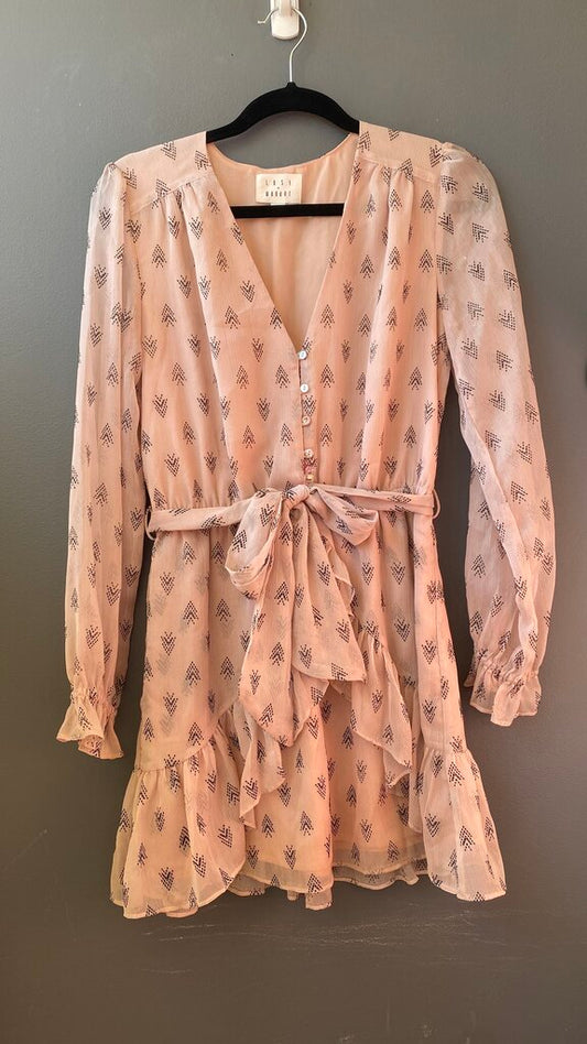 Print Longsleeve Mini Dress