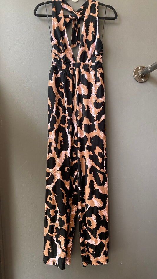 Halter Wide Leg Jumpsuit