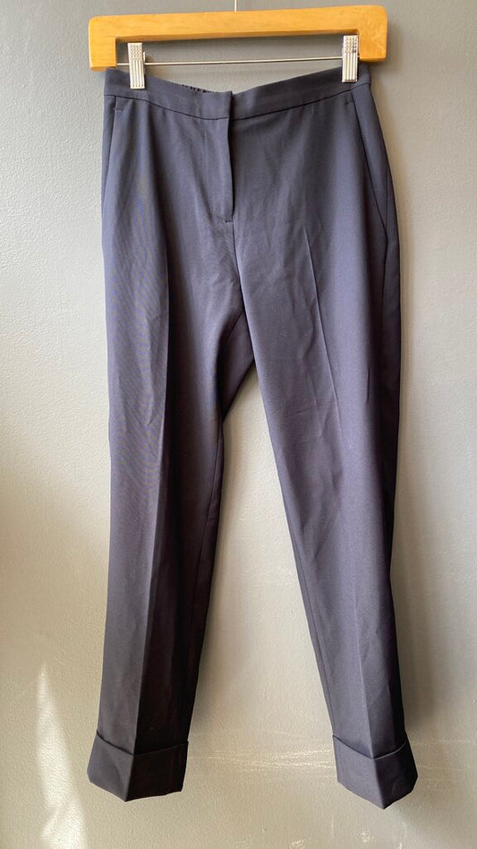 Elastic Back Slim Pants