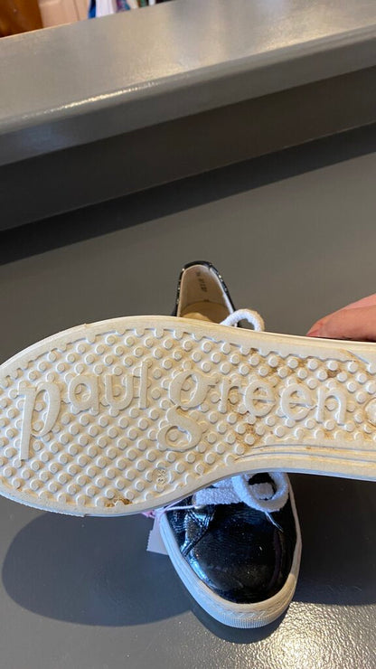 Patent Platform Sneakers