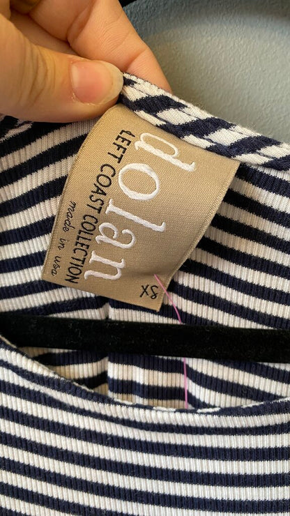 Stripe Longsleeve Sheath Dress