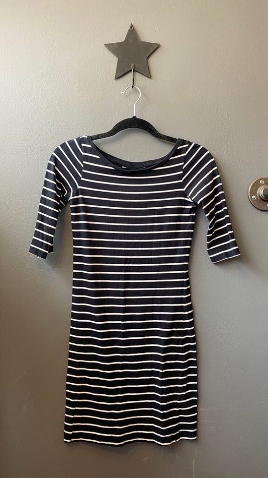 Stripe Knit Sheath Dress