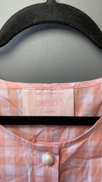 Gingham Pearl Button Romper