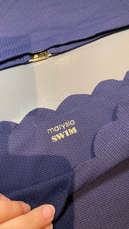 Scalloped High Neck Bikini