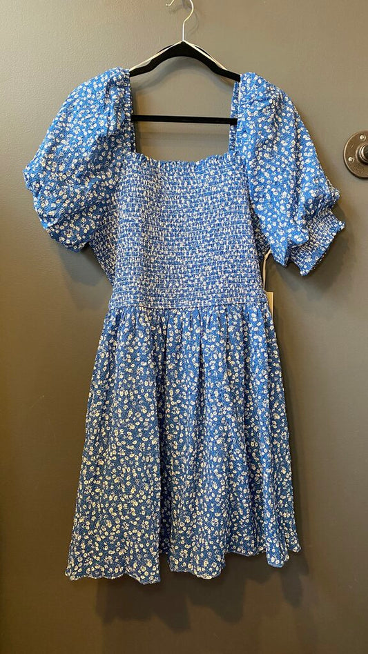 Smocked Top Mini Dress