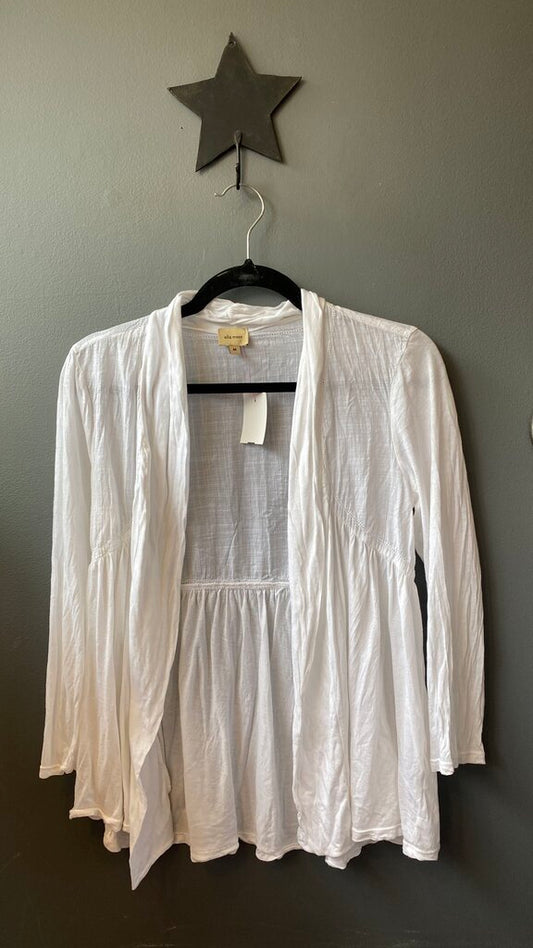 Cotton Cardigan Blouse