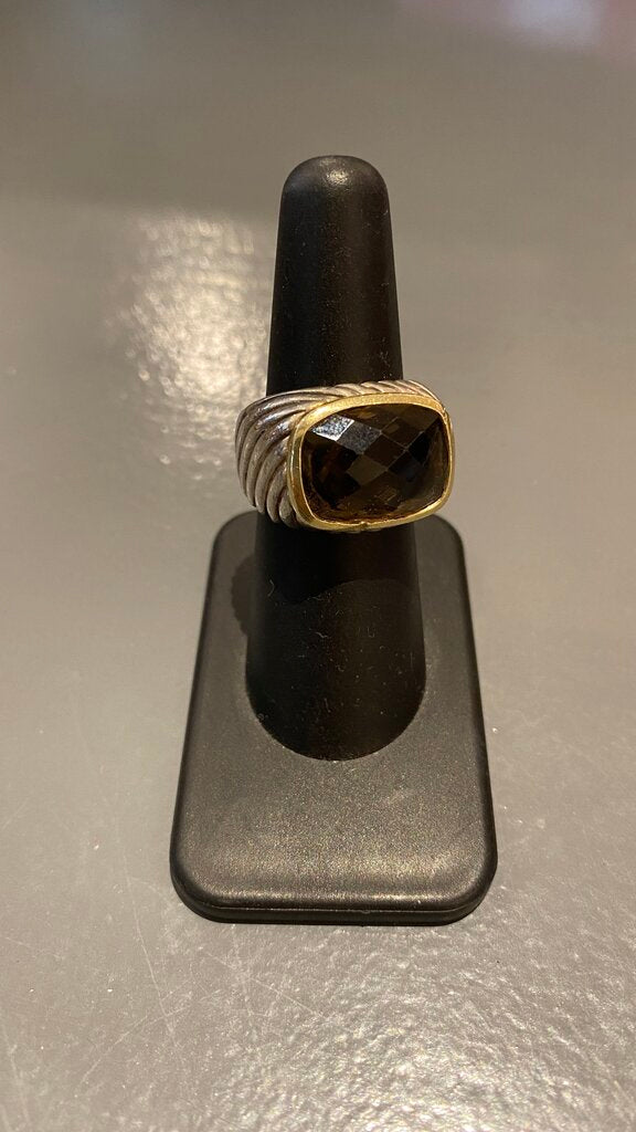 Gemstone Cable Ring