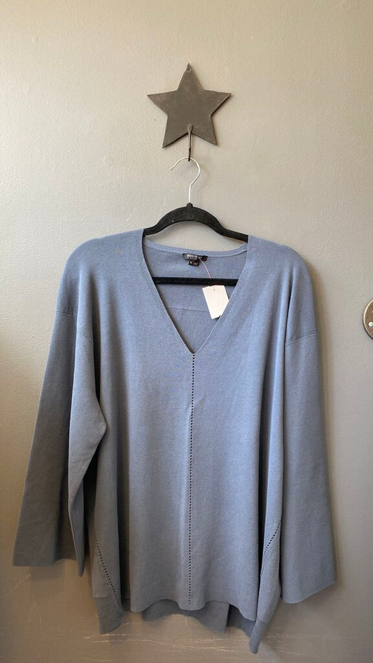Cotton Vneck Sweater