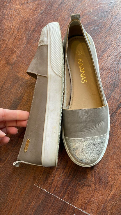 Cap Toe Slip On Sneakers