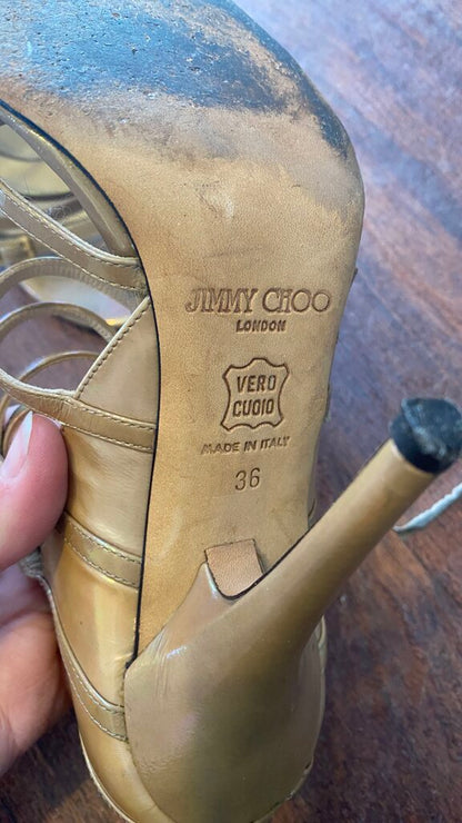 Patent Strappy Heels