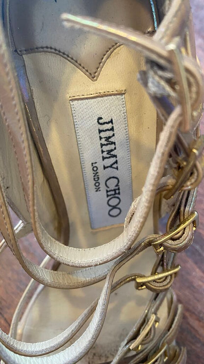 Patent Strappy Heels