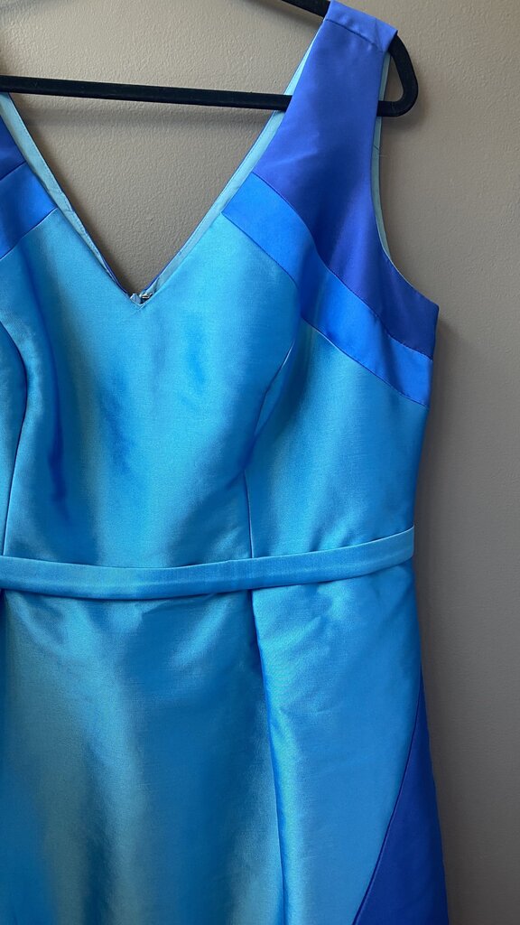 Satin Fit Flare Dress