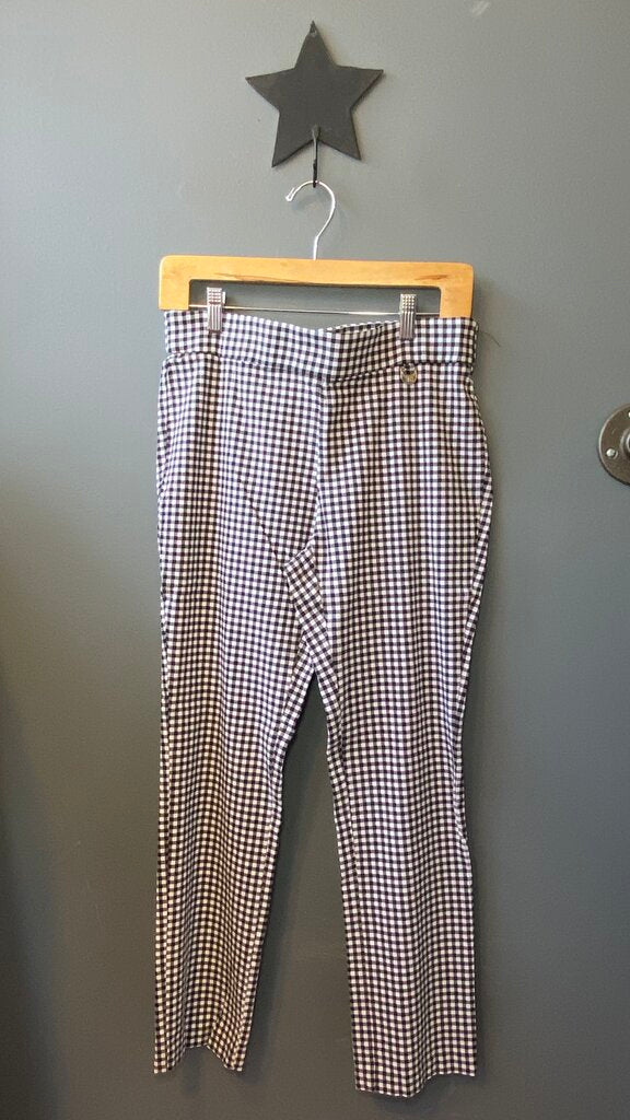 Gingham Skinny Pants